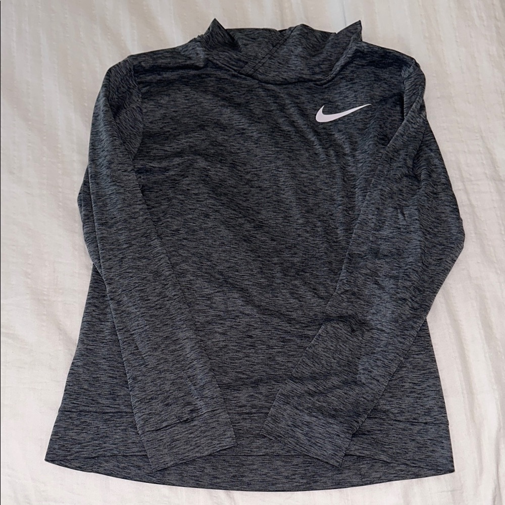 Nike Gray Long Sleeve Top